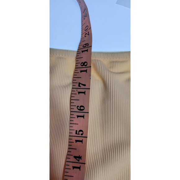 SAME LOS ANGELES One Piece Swimsuit Womens Color Beige Sz Medium Flower Beige - Picture 10 of 10